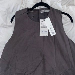 ZARA Gray “in the moment” dress